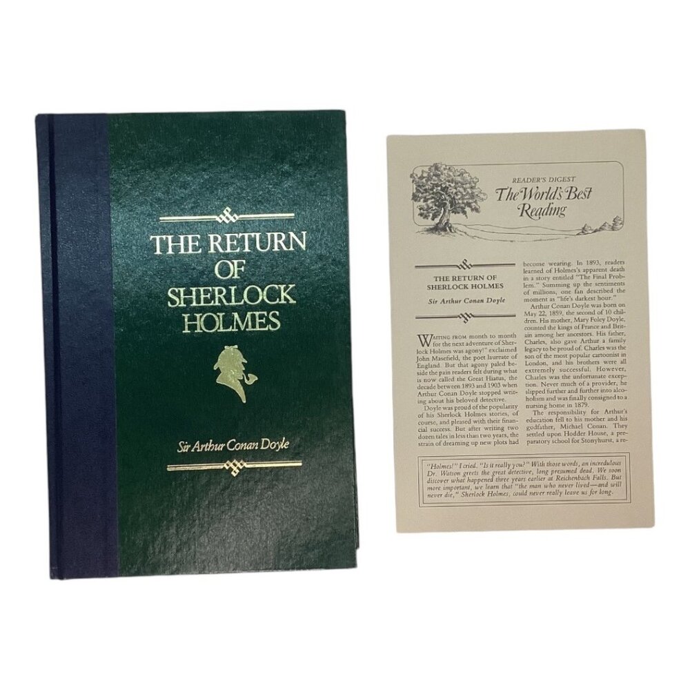 The Return Of Sherlock‎ Holmes By Sir Arthur Conan Doyle Reader's Digest 1991